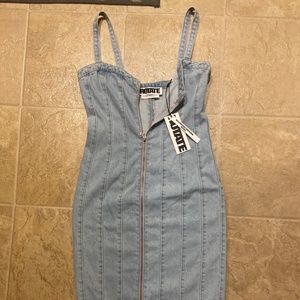 Rotate Kayla Dress Denim Size 6 Birger Christensen Brand New With Tags